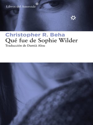cover image of Qué fue de Sophie Wilder